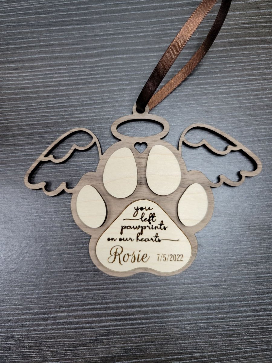 yoopertechgeek's tweet image. Excited to share the latest addition to my #etsy shop: Pet Memorial Ornament Three Versions SVG Dog Cat Paw Print Laser Ready SVG Paw Prints on Our Hearts etsy.me/3PIuq7C #housewarming #kidscrafts #phrasesaying #pawprintdogssvg #giftsforpetlover #dogloversign
