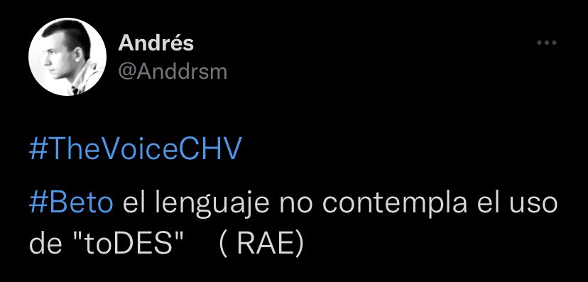 «Beto, el lenguaje no contempla el uso de “todes”».

— Debe escribir con minúsculas parte de la palabra entre comillas.
— Debe eliminar tres espacios entre el cierre de comillas y el paréntesis.
— Debe eliminar un espacio entre el paréntesis y “RAE”.
— Debe agregar punto final.