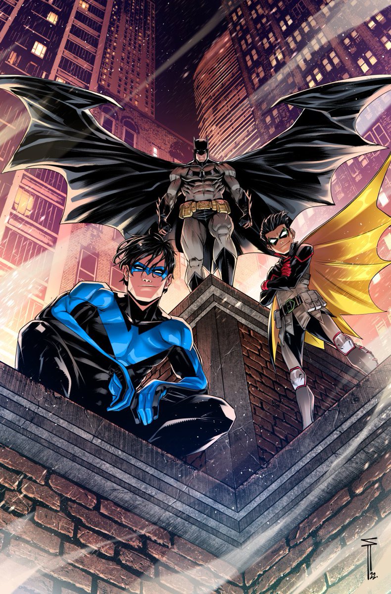TomTaylorMade's tweet photo. Nightwing 97 variant cover by @SergAcuna. 🔥🔥🔥 https://t.co/UVU5T0gwaf