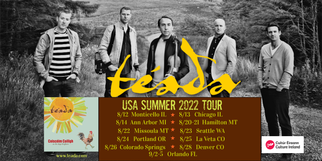 Téada (@teadamusic) on Twitter photo Téada August US Tour Dates info available from bnds.us/cqfsp7 Supported by <a href="/culture_ireland/">Culture_Ireland</a> Téada August US Tour Dates info available from bnds.us/cqfsp7 Supported by <a href="/culture_ireland/">Culture_Ireland</a>