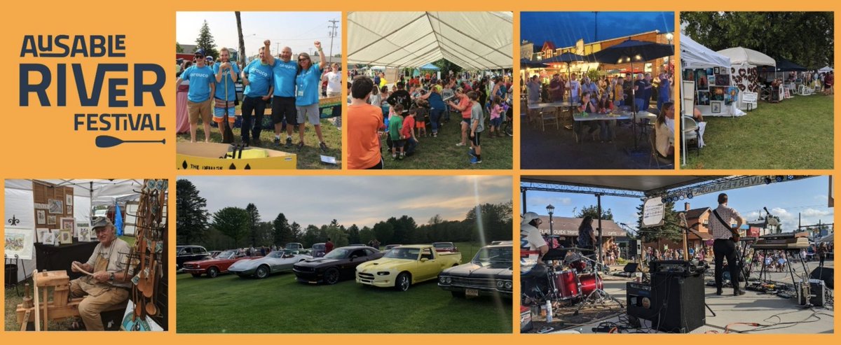 PureMichigan's tweet photo. The AuSable River Festival is July 22-30 in @Graylingmi. Bring family and friends to enjoy the races, ice cream, music and more.🧵 3/6

https://t.co/skwwCQpkX7
#AuSableRiver #GraylingMI https://t.co/EPuFThdVIN