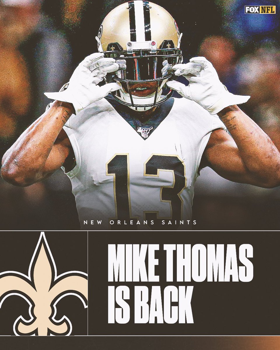 NFLonFOX's tweet photo. Saints veteran WR is officially back.

@Cantguardmike https://t.co/6TLvhBpOCX