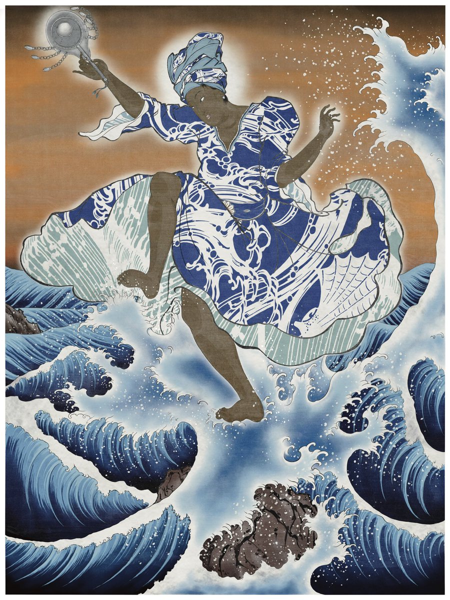 @ModrnWitches Of course!!!! This is one of the works of my Syncretic Rituals collection, this is Yemaya's Fury...