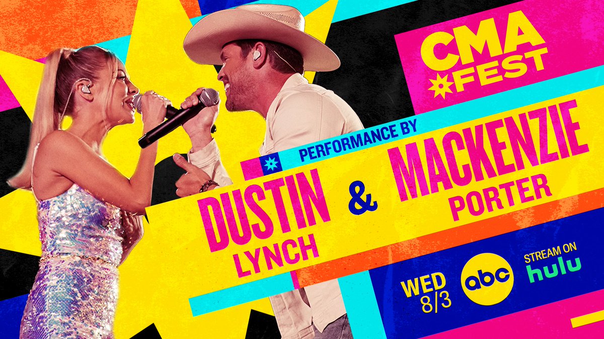#CMAfest is coming to <a href="/ABCNetwork/">ABC</a> on Wednesday, Aug. 3 at 8/7c! 

Tune in to check out <a href="/MacKenziePMusic/">mackenziepmusic</a> and I’s performance of “Thinking ‘Bout You”at Nissan Stadium in Nashville.