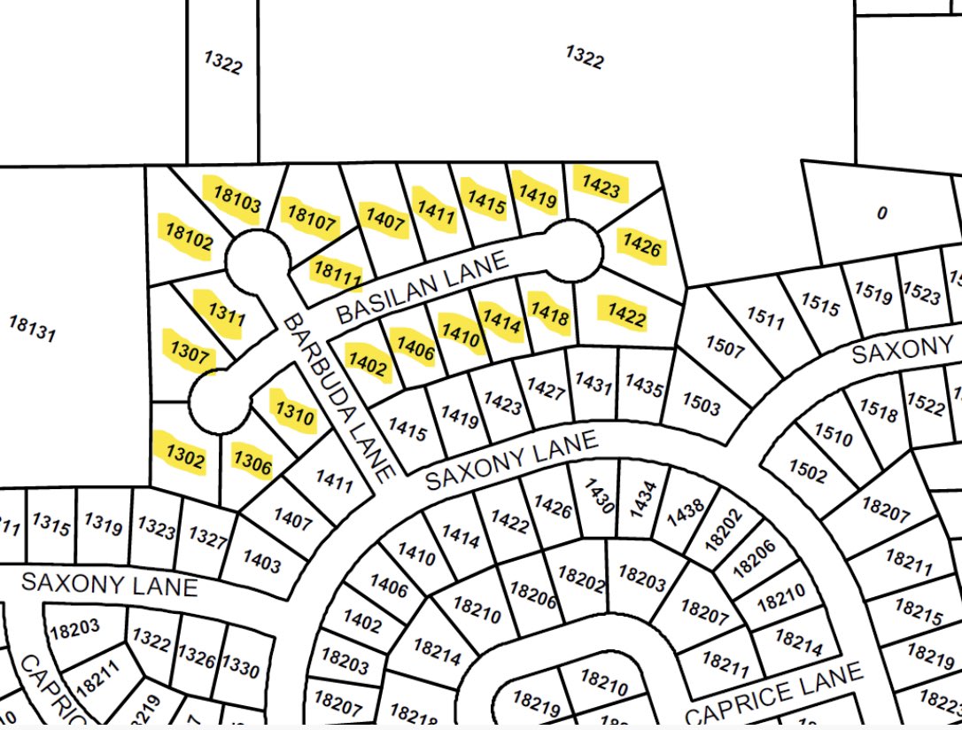 City contractor Lopez Utility Contractors working on a water main leak on Barbuda and Basilan Ln. The contractor will install a new two-inch water valve in order to complete the repairs.
Work is scheduled to last 4-5 hours, water service may be interrupted to surrounding homes.