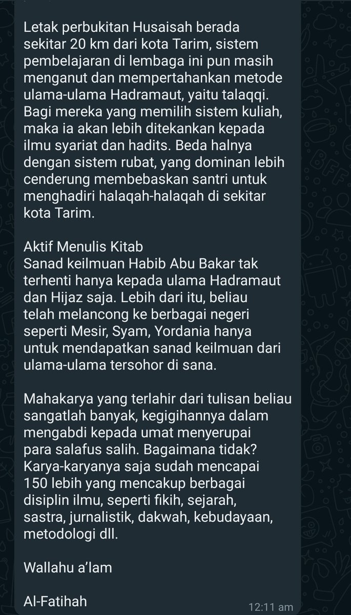 Bagi yang ingin mengenali siapakah gerangan al Marhum al Habib al Sheikh Abu Bakar al Adni rahimahullah Taala rahmatan wasi'ah... Al-Fatihah