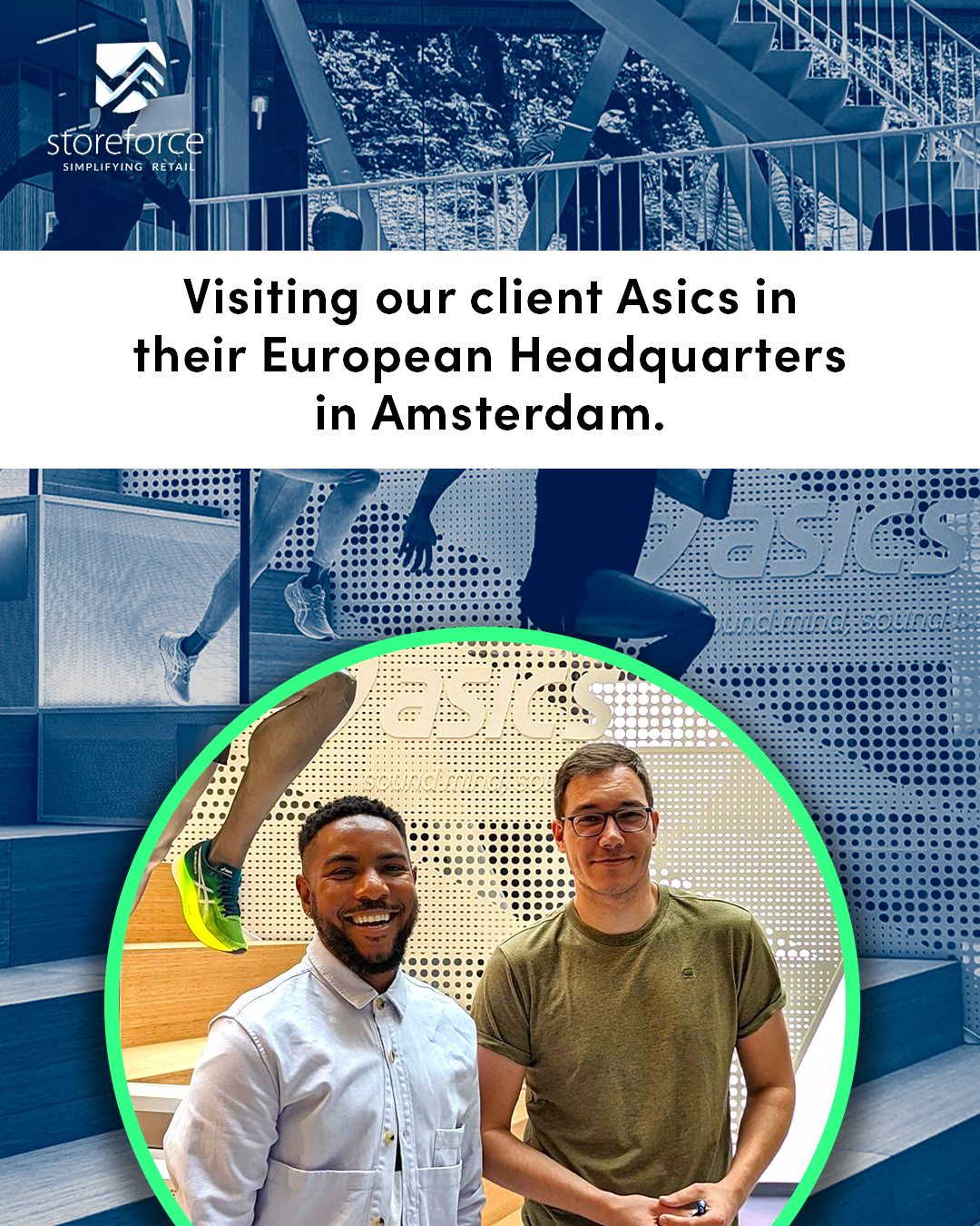 somersault Disillusion Not fashionable StoreForce on Twitter: "Our clients matter most! Here are Leon Bent and Judy Genovese with Pedro Campos at the Amsterdam Headquarters of ASICS EMEA to discuss future business strategies and how we somersault Disillusion Not fashionable StoreForce on Twitter: "Our clients matter most! Here are Leon Bent and Judy Genovese with Pedro Campos at the Amsterdam Headquarters of ASICS EMEA to discuss future business strategies and how we