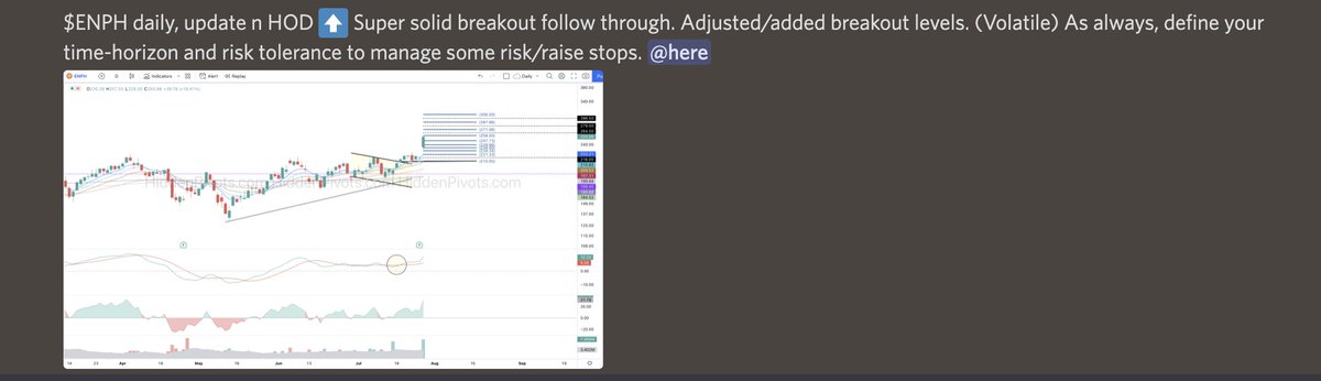 HiddenPivots's tweet image. $ENPH daily 🚀 Beast mode breakout follow through on good print and CC.
#HPchartroom