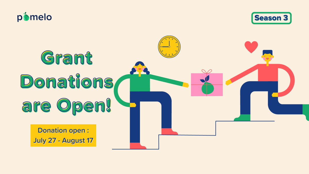 PomeloGrants's tweet photo. Donations are now OPEN for Pomelo Season 3! 💸

It's time to support your favourite projects on #EOS!❤️

Small donations to your favourite grants have large impacts thanks to a $366K matching pool!📈

Visit https://t.co/8JdokEm3JB and contribute to the $EOS ecosystem today! 🍈 https://t.co/gO7KxPIZ9J