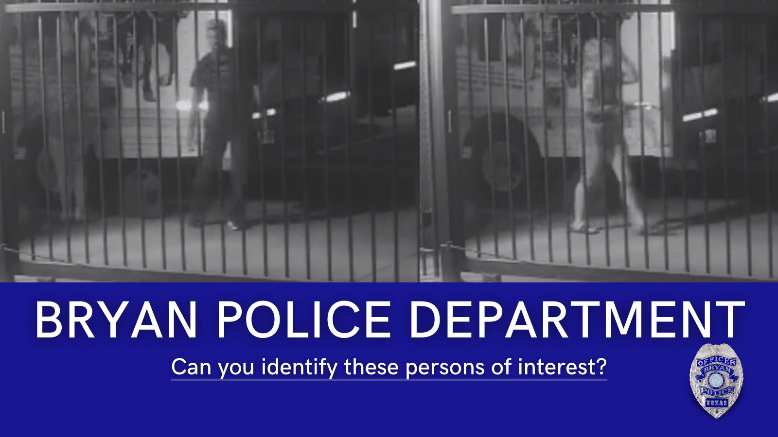 Bryan Police Department on Twitter: "🔎CAN YOU IDENTIFY THESE PEOPLE