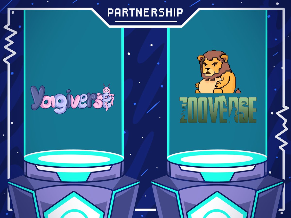 🛸Yagiverse x Zooverse🦁

We are excited to announce that we are going into a long term alpha partnership with our friends over at <a href="/ZooVerseNFT/">ZooVerse</a> 

🧵