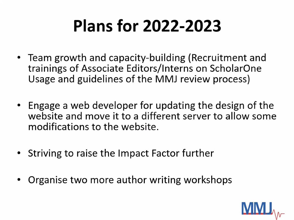 Strategic plan at <a href="/MalawiMedJ/">MMJ</a> for growth in the next year. Author training sessions appear to be increasing quality of submitted manuscripts! 
Read the latest at mmj.mw!