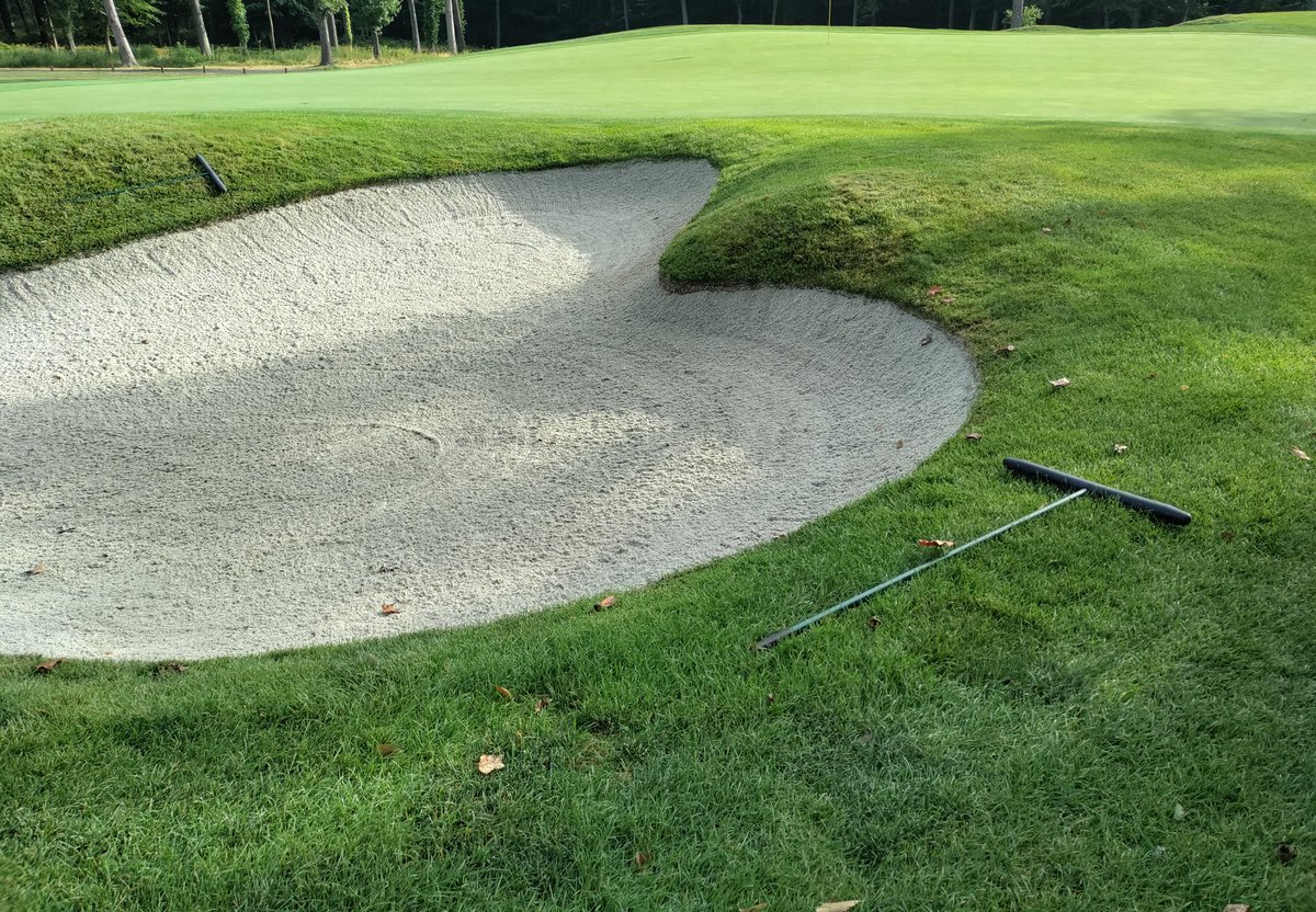 Our third bunker trimming of the year this week. Should get thru the year with just 1 more trimming thanks to Sepro Legacy doing its job.