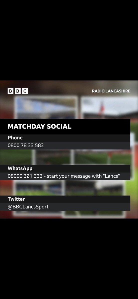 kevingallacher8's tweet photo. 3 more sleeps until
@BBCLancsSport's unrivalled coverage returns. This weekend kos with 4 commentaries &amp; from 5pm on Saturday...join in with
@Maddy_Hannant, Steve Thompson &amp; @B1orm and myself, we want to hear your thoughts about your team on the all-new "Matchday Social" https://t.co/RNbcOMs1cn