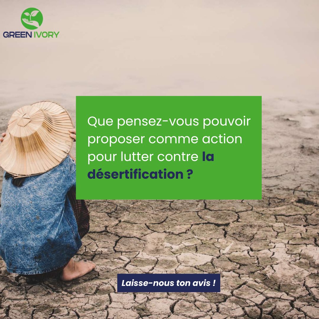 La #désertification, ainsi que les changement climatiques et la perte de biodiversité, ont été identifiés comme les plus grands défis au développement durable lors du Sommet de la Terre de Rio en 1992.
La menace s'est encore accentuée ces dernières années. 
#ecologie #desert