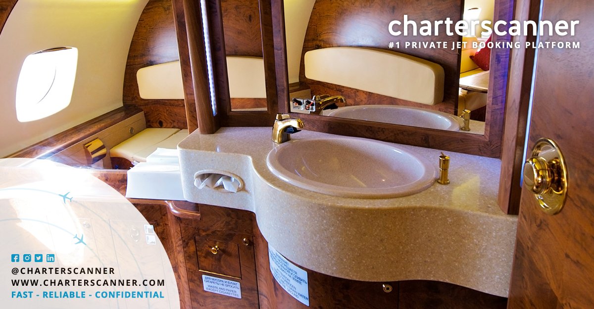 Luxury and convenience go hand in hand. Private jet flights can offer a number of luxurious features, including hot showers on long-haul flights. The Falcon 7x, for example, has an electro-chromatic privacy feature that enables the clear glass windows to become opaque in seconds.