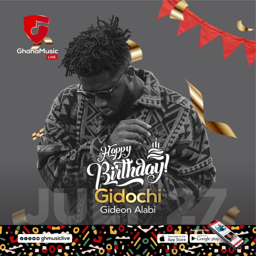 Birthday blessings to @Gidochi_ 🥳🎂🥳

We wish you all the good things in life. Have an awesome one 🥂

#birthdays
#celebritybirthday
#ghmusiclive 
#musiconthego