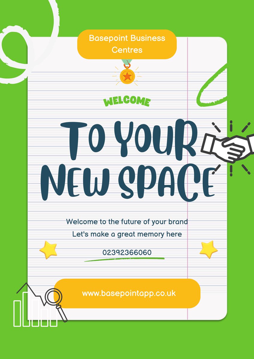 Basepoint_Wlvil's tweet photo. Come join the Basepoint crew with a new furnished space for your business!

Want to view a space? Call us on 02392366060 or email Waterlooville@basepoint.co.uk https://t.co/jqSdv6jKZh