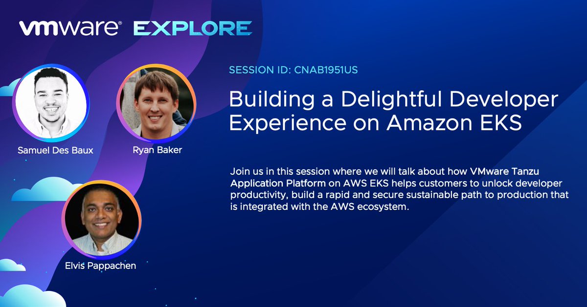 #VMware and <a href="/AWScloud/">Amazon Web Services</a> extend their strategic partnership to bring #VMwareTanzu Application Platform to AWS 🙌

Learn more at #VMwareExplore

🎟️ via.vmware.com/CNAB1951US