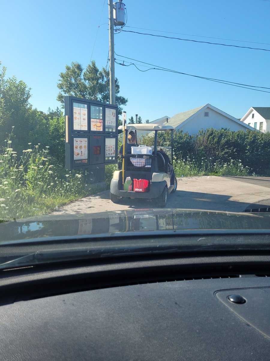 CanterburyProd's tweet photo. Odd things you see in a Tim Hortons line-up in P.E.I https://t.co/cEqAToCB29