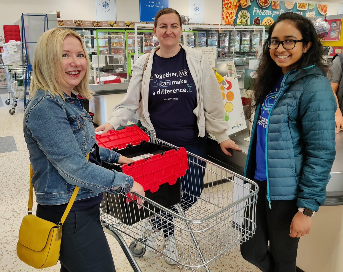 Today we said "Adieu" to all the <a href="/MorganStanley/">Morgan Stanley</a>  employees who have been helping <a href="/FoodTrainScot/">Food Train</a> as part of the MS Global Volunteering Month. Every one of them says they enjoyed their time volunteering with Food Train and we look forward to seeing them again next year.