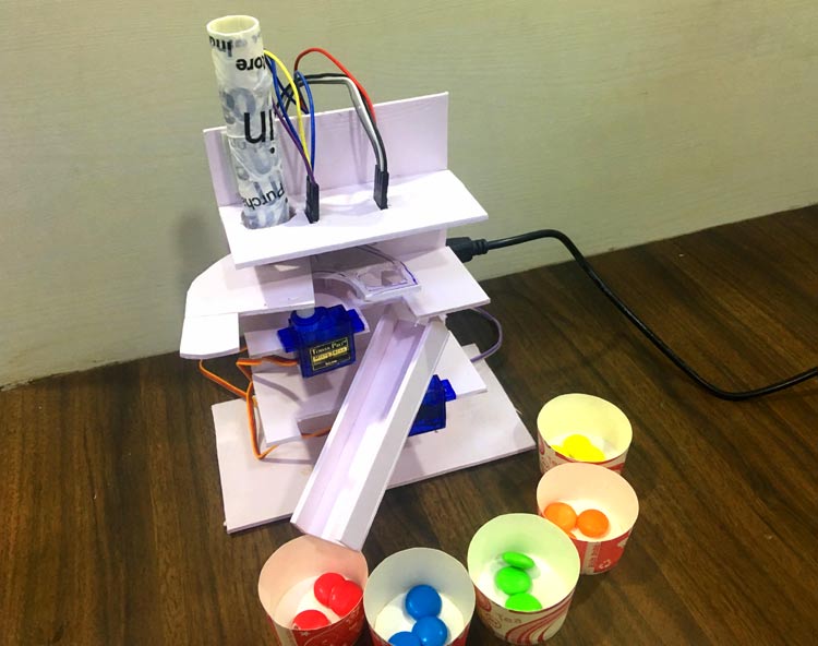 CircuitDigest's tweet image. Learn to build a color sorting machine using a color sensor TCS3200, some servo motors, and an Arduino board.
circuitdigest.com/microcontrolle…
#colorsortermachine #colorsensor #servomotor #diyelectronics #technology #electricalengineering #EngineeringProjects #electronicmakers #techlove