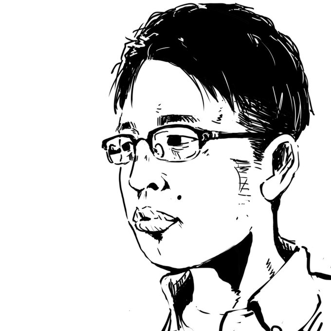 何が悲しくて思った以上に老けた自分の顔を
描かなくてはいけないのか 