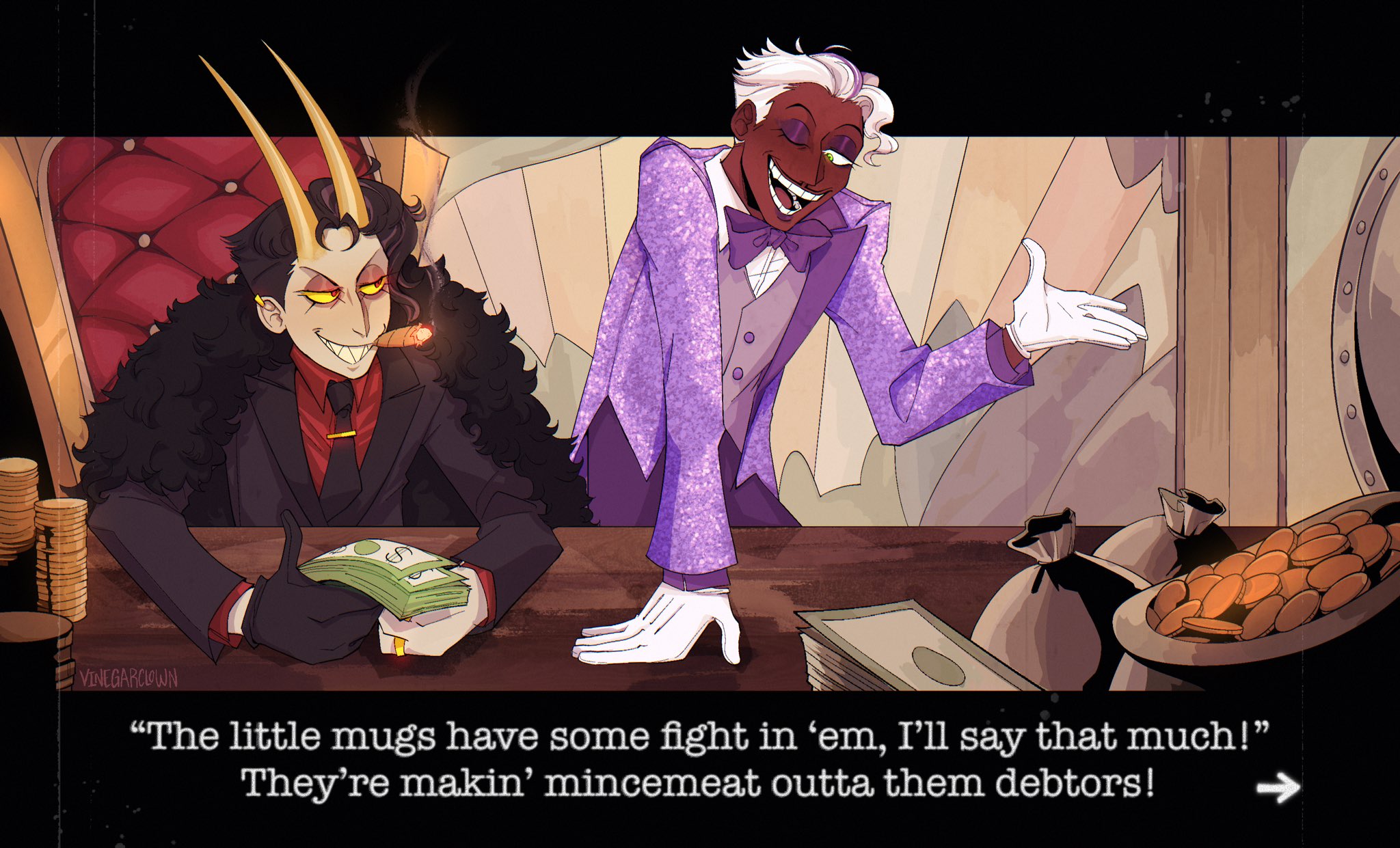 Vin SEMI HIATUS On Twitter Screenshot Redraw W My Devil And King