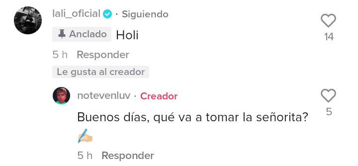 lalixw0rld7's tweet photo. Lali le comento a Luv! WTF! Ahora el #N5Challenge más que nunca HDP! @Pablowjobs JAJAJJAJA https://t.co/845rwirPPn
