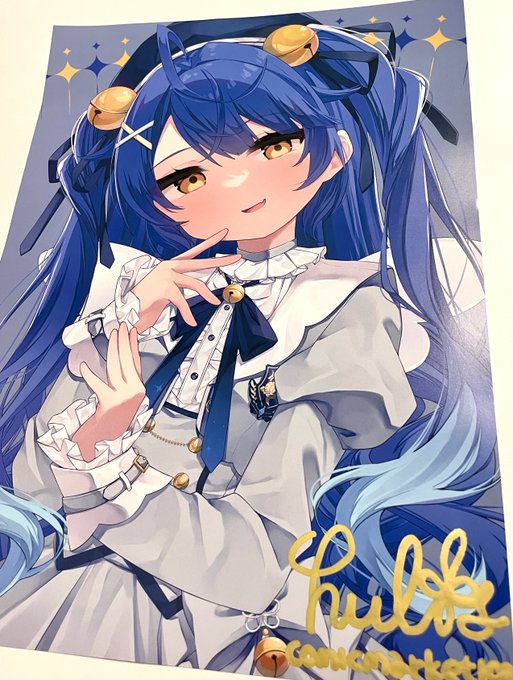 おまけのあまみゃのA4ポスター、印刷がめちゃ綺麗 