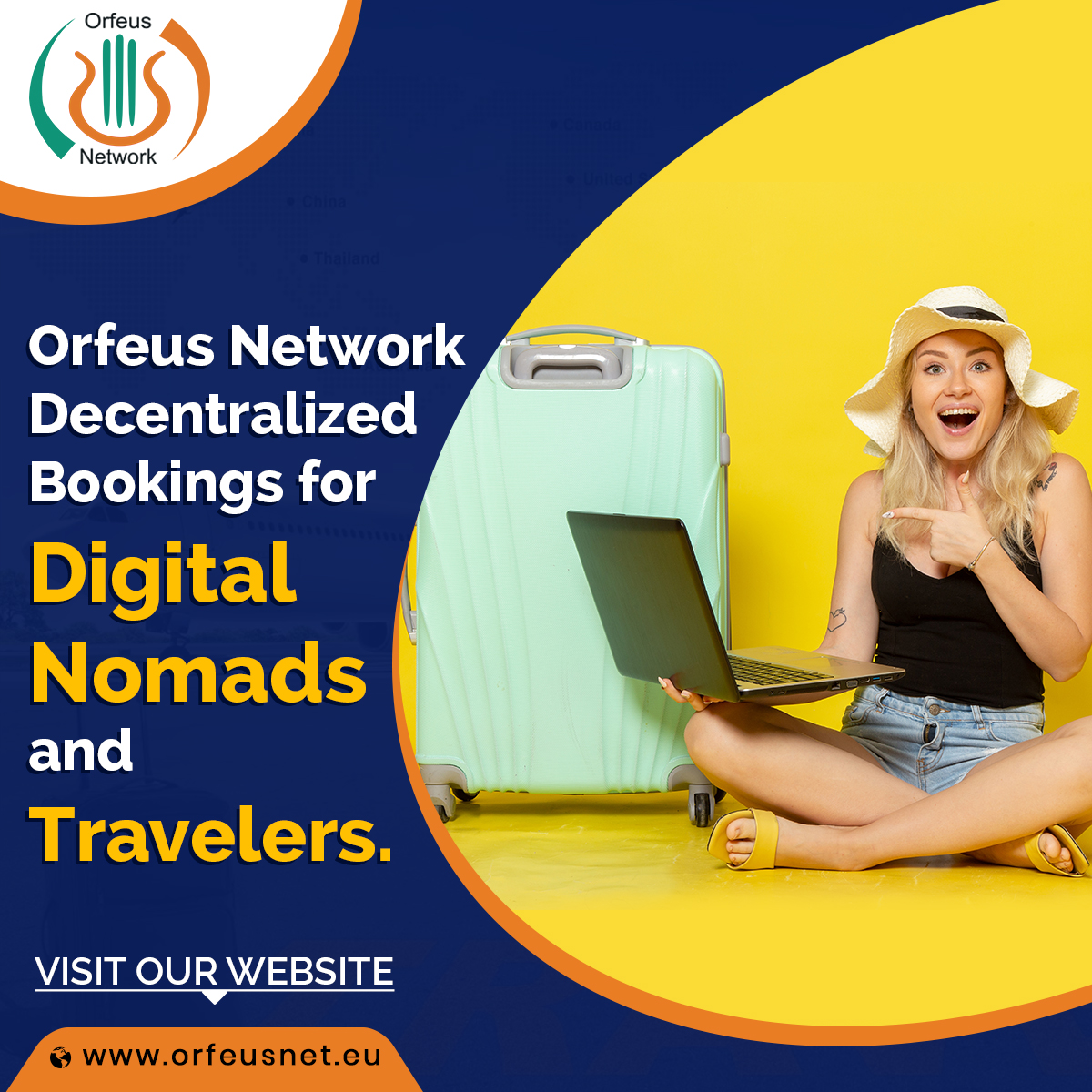 NetworkOrfeus's tweet photo. #OrfeusNetwork Decentralized Bookings for #DigitalNomads and Travelers.
Visit our website: https://t.co/dAIWsEE19r
#Travel #OnlineBooking #Hotel #Flight #PayWithORF https://t.co/KeY0ICaVFC