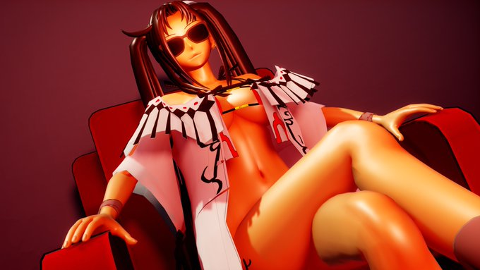 「ぐっちゃんパイセンさっきの項羽様へのNP…」
「私が項羽様を支援するのは当然じゃない!
そんな事より焼きそばパン買ってきなさいよ後輩」

Model / 虞美人(水着)(Jean様) 