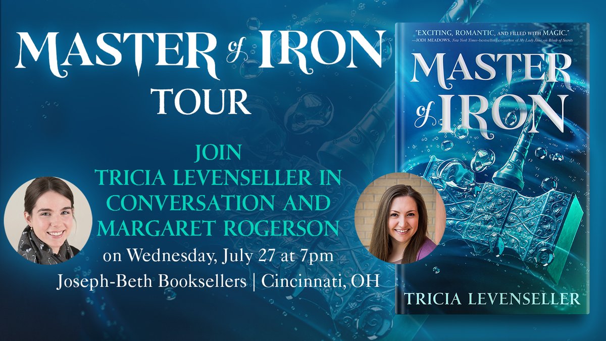 TONIGHT! In person at @JosephBethCincy with @MarRogerson and @TriciaLevensell josephbeth.com/event/tricia-l…