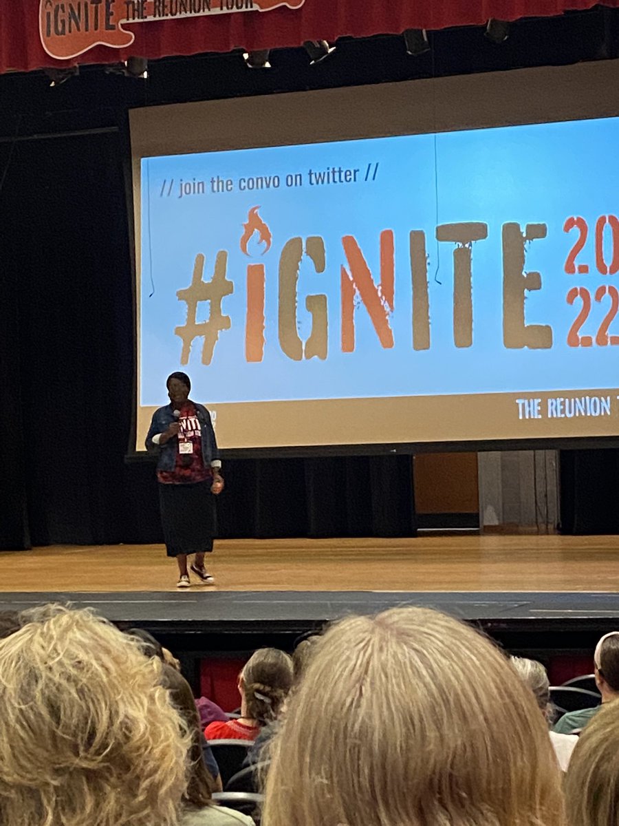 Sharita Ware in the house!!! What an encouraging message about being #bettertogether! #ignite2022