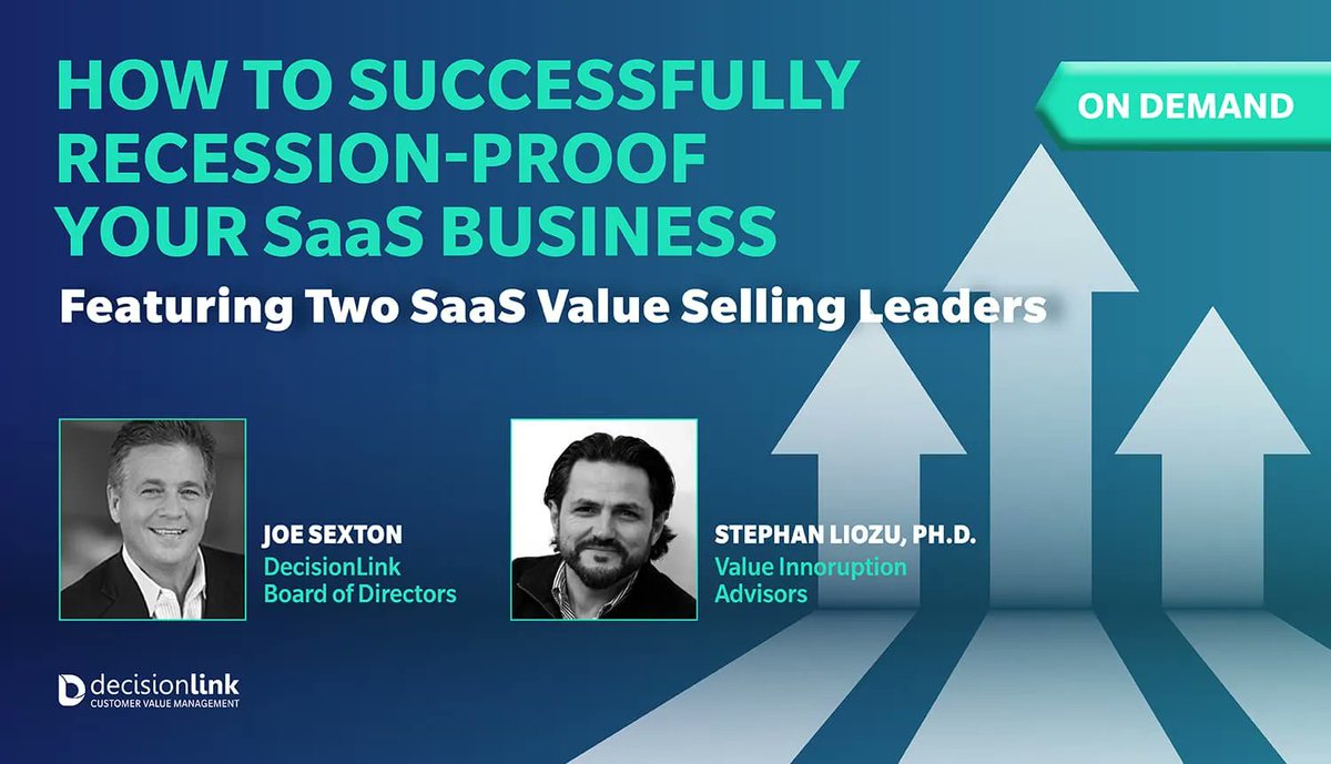 TimFXFitz's tweet image. We have heard that the challenging economic times is significantly affecting SaaS sales quarter-ends.   Be ahead of the curve!
#CVM #customervaluemanagement #salesleadrship #innovation 

buff.ly/3cAvoUO