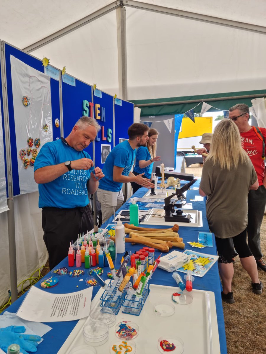 Amazing Bone &amp; Joint team inspiring next generation of scientists. Come to visit us at the New Forest roadshow. #UoSRoadshow