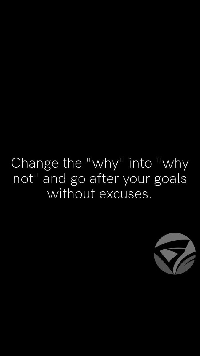 GymFreeAbs's tweet photo. Change the "why" into "why not" and go after your goals without excuses. 

#mindset #fitness #goals #motivation #inspiration #weightloss #weightlossjourney #mindsetofgreatness #mindsetmatters #perseverance #trainhard #fitnessmotivation #liveunstoppable #running https://t.co/N5OsR2Q2T9