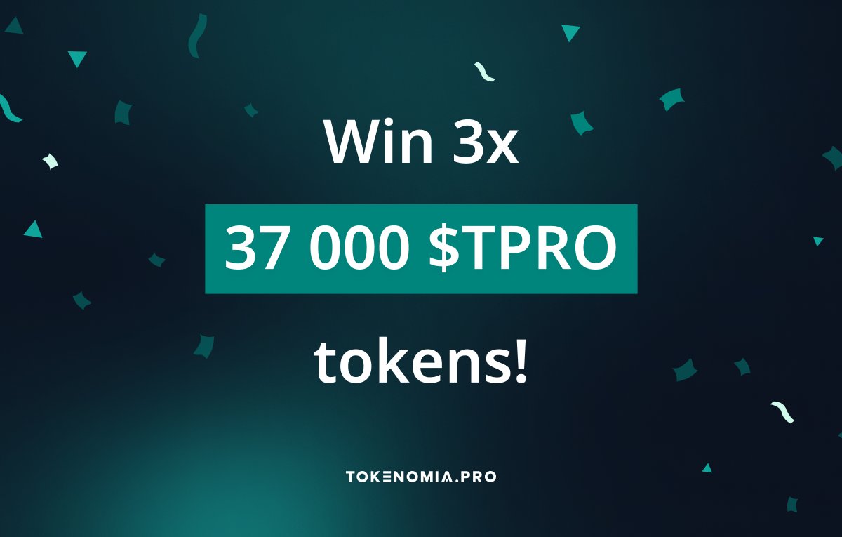 tokenomiapro's tweet photo. CHECK THE $TPRO PRE-LISTING CONTEST!🚀

1. Join the AMA session (28.07 / 6.00 PM CEST)
🔗https://t.co/3lXlmJ1DHN

2. Make a screenshot of the AMA &amp; write why it's worth being in our community

3. Tag @tokenomiapro

4. We'll reward the top 3 tweets with 37k $TPRO each👀

G-luck!☘️ https://t.co/D8MtPLrBsi