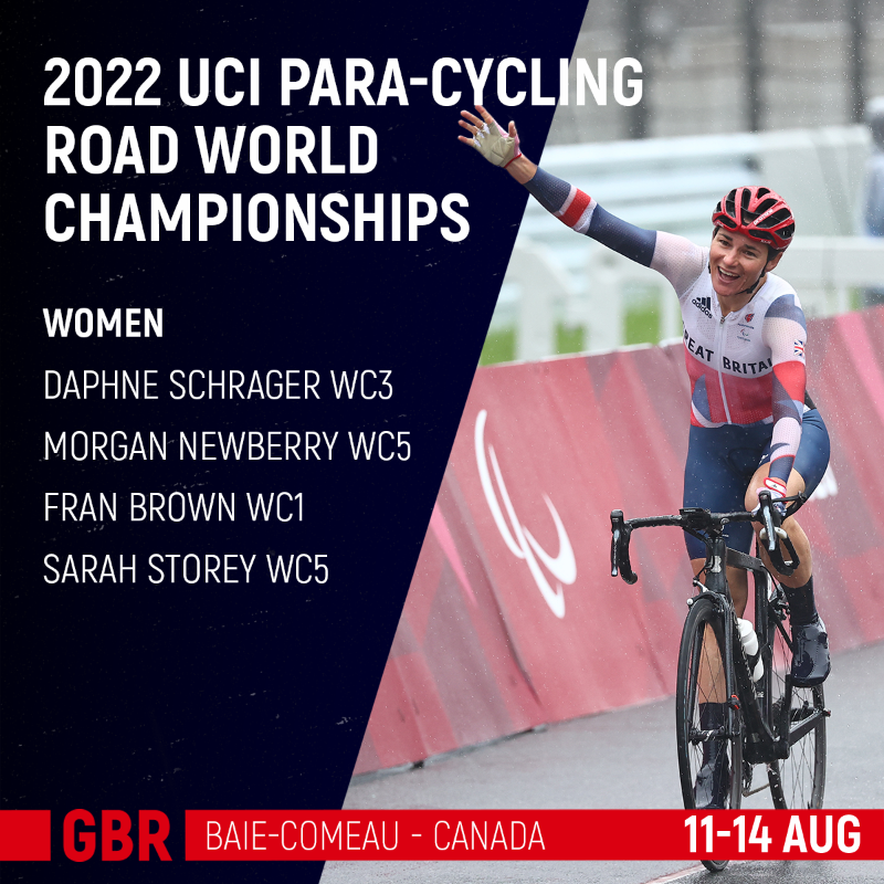 BritishCycling's tweet photo. 🚨 TEAM ANNOUNCEMENT 🚨

Presenting your Great Britain Cycling Team for the 2022 @UCI_paracycling Road World Championships 👇