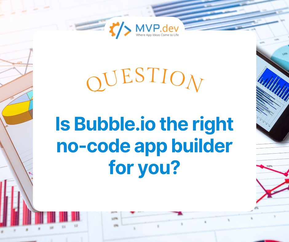 MVPdev_nocode's tweet image. 💡 Bubble is empowering. You no longer need programming skills to build an app, whether it&apos;s just a hobby app for personal use or a complex piece of software to run an entire large-scale business.