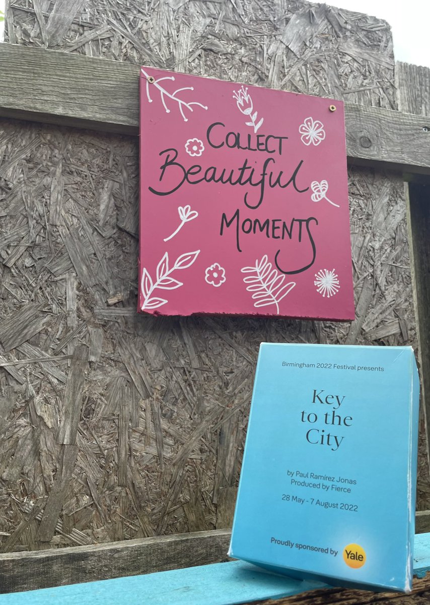 #KeyToTheCityBrum <a href="/fiercefestival/">Fierce</a> <a href="/prjnyc/">Paul Ramirez Jonas</a> Wise words from the Bylden’s Garden 🌸🌻