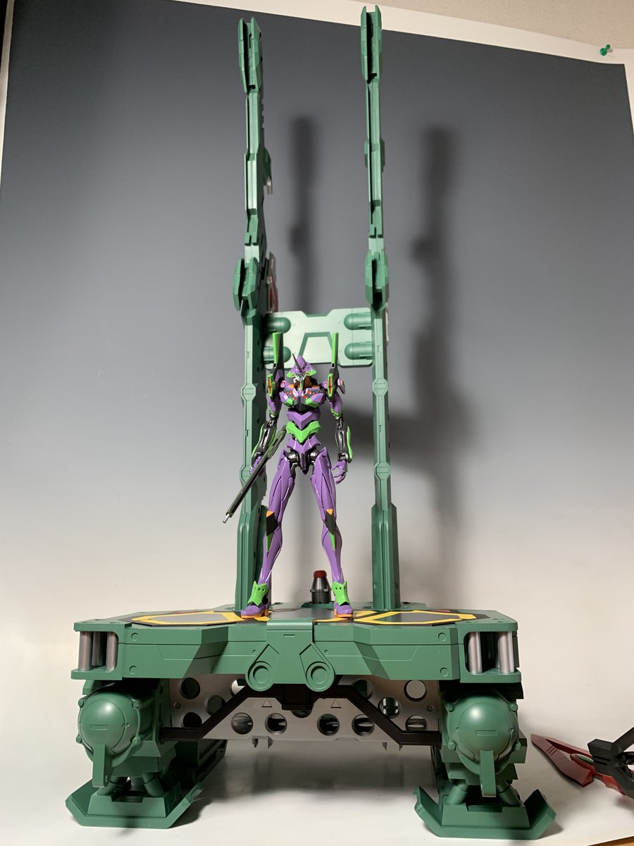 MENG MODEL(モンモデル) エヴァンゲリオン専用拘束兼移動式射出台 組ん