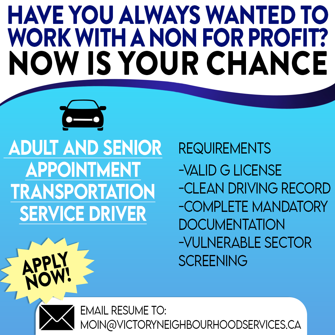 VVSAdult's tweet photo. Have you always wanted to be part of a Non For Profit Team? Now is your chance!👫 Email Moin with your resume and for more information!✉

#durham #durhamregion #ajax #ontario #free #freecounseling #counseling #neighborhoodservices #youth #youthprograms #fitness #mindfulness https://t.co/TKvWDc456R