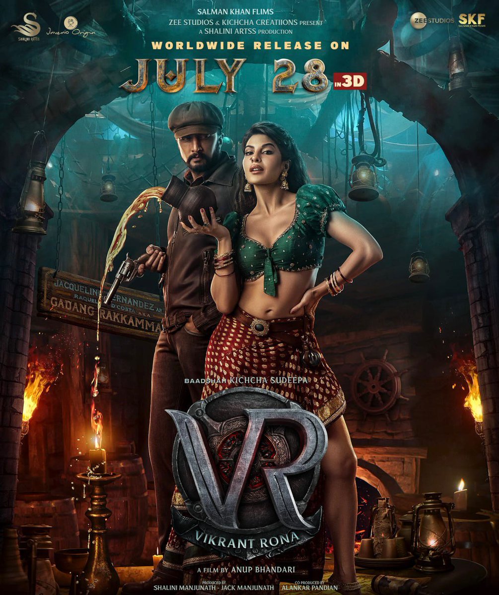 Arjunrachar1's tweet photo. #VikrantRona in Theatres from Tomorrow world wide.  In Both 2D nd 3D , Box office ಕೊಳ್ಳೆ ಹೊಡಿಬೇಕು.
@KicchaSudeep @VikrantRona 
#VikrantRona #VikrantRonaTomorrow #VikrantRonaFDFS #KichchaSudeepa #VRin3D https://t.co/mujbgUHXW9