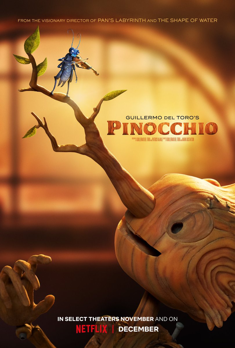 Pinóquio de Guillermo del Toro ganha teaser emocionante pela Netflix