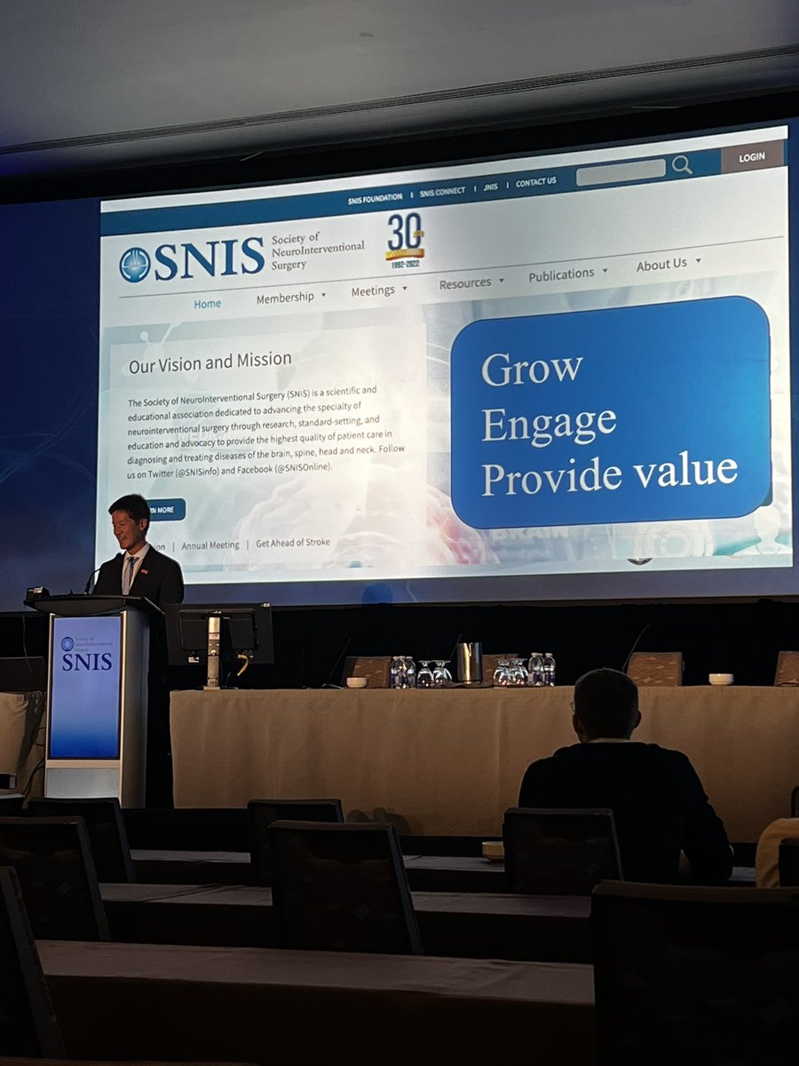 Neil Haranhalli, MD MSc FAANS (@haranhallimd) on Twitter photo Great presidential address at #SNIS2022 by <a href="/dr_mchen/">Michael Chen, MD</a>!! Celebrating 30 years of a phenomenal multidisciplinary society! Great presidential address at #SNIS2022 by <a href="/dr_mchen/">Michael Chen, MD</a>!! Celebrating 30 years of a phenomenal multidisciplinary society!