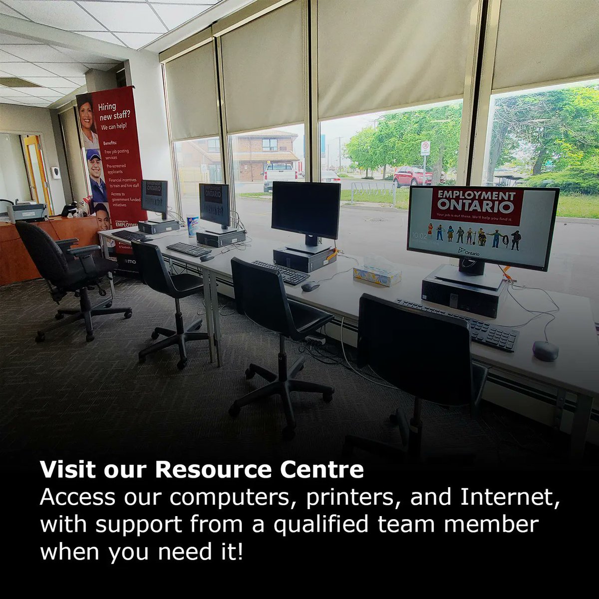 What do you have planned for today? Why not come visit one of our resource centres! 

We have free access to computers, Internet, and printers so that you can make progress on your job search. View our locations and come visit us: buff.ly/3vi8JD3

#HamOnt #ONJobs