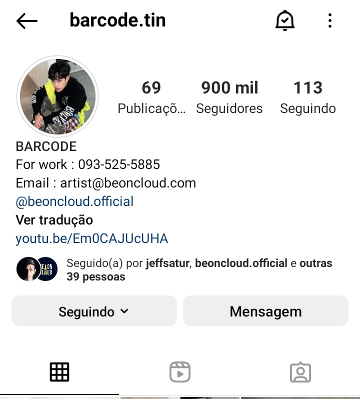 inbarcodebr's tweet photo. 📸 | [ #SOCIAL ] BARCODE ACABA DE BATER 900 MIL SEGUIDORES NO INSTAGRAM. 

#barcodetin
#888KInfinitywithBarcode https://t.co/UYQu1dj7Qv