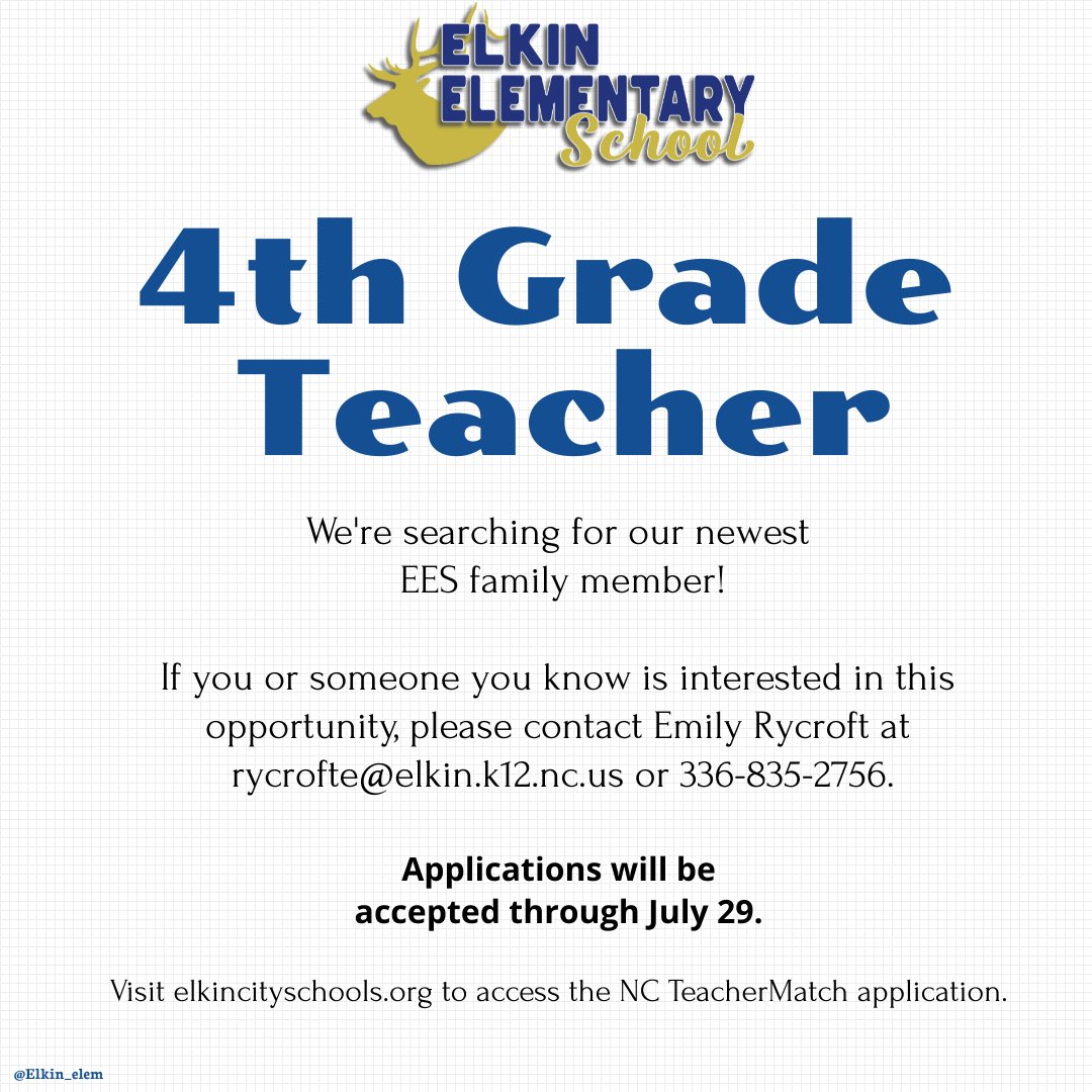 Elkin Elementary School tweet media