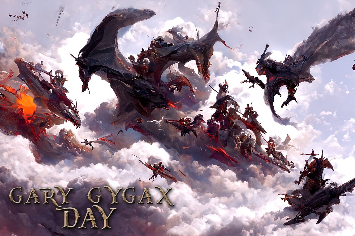 Thanks Gary for the 1000+ adventures. 
#garygygaxday #gygax #dungeonsanddragons #dungeonsanddragonsmovie #discodiffusion #illustration #ai